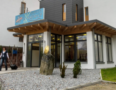 Eingangsbereich des Hotel Sonnenhof Tante ALMA´s Sommerfrische